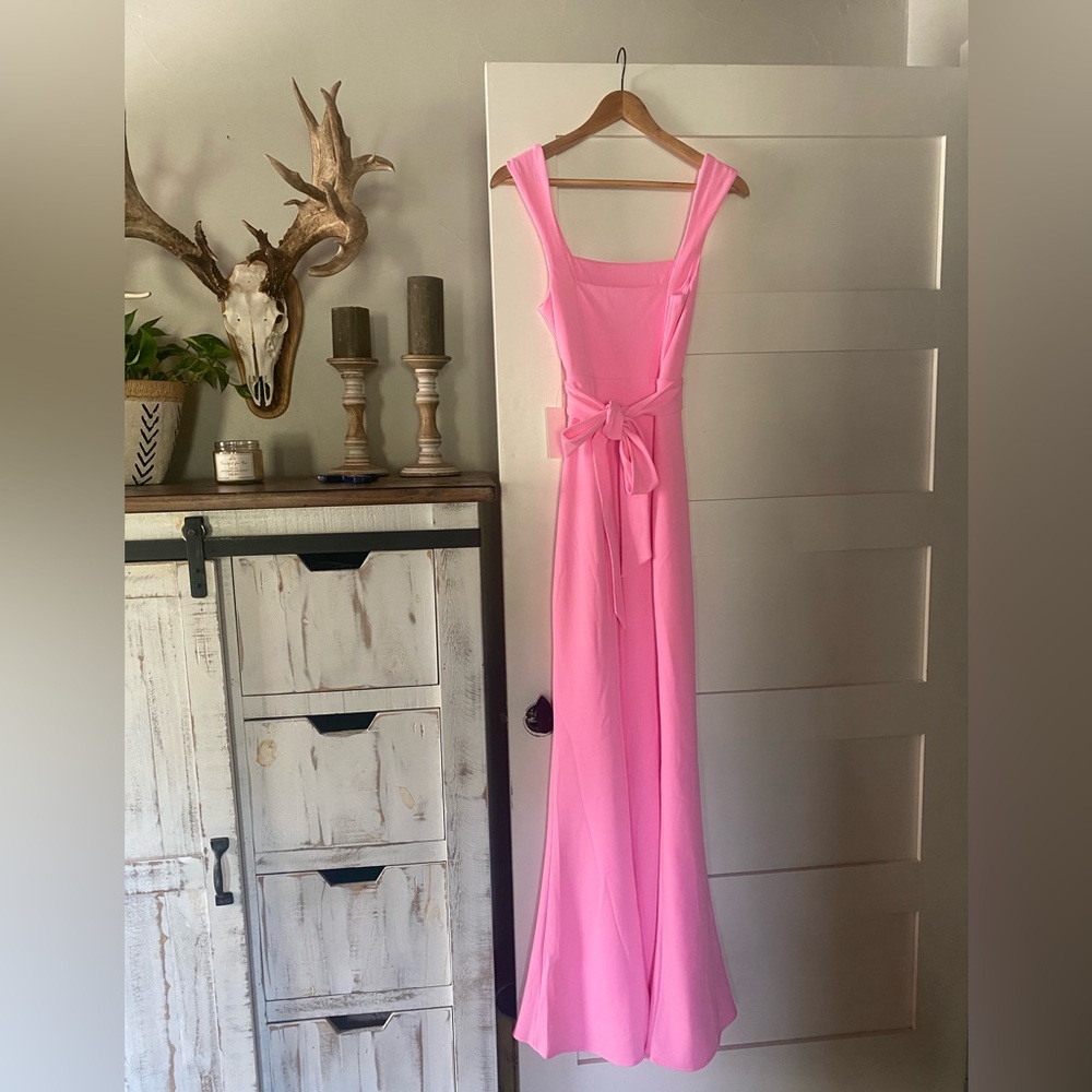 Show Me Your MUMU beautiful pink bridesmaid dress!